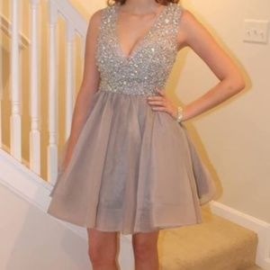 Terani Couture Beaded Dress - Retail $350 Size 0-2